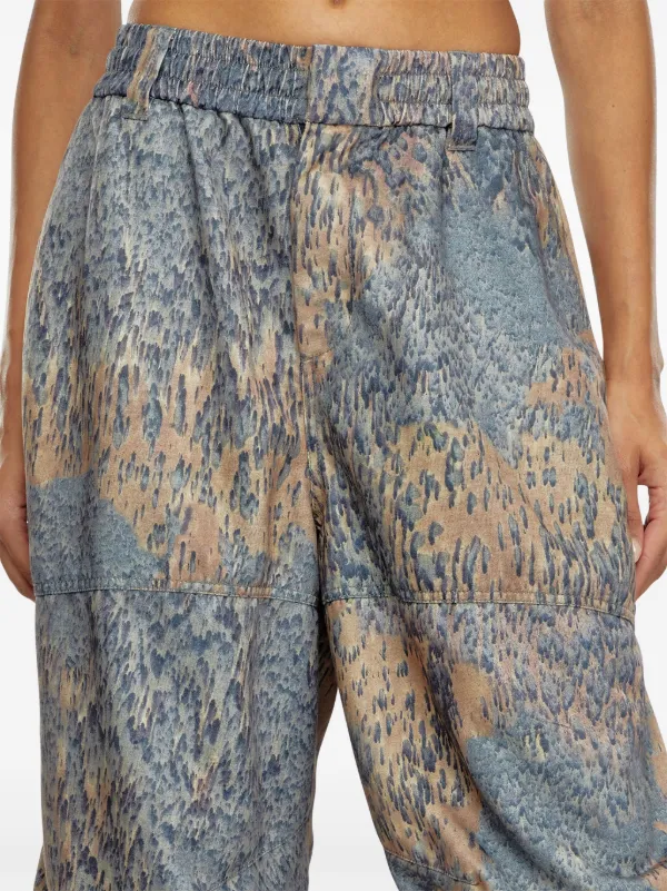 DIESEL P-ARNE-FEM-P1 迷彩柄カーゴパンツ