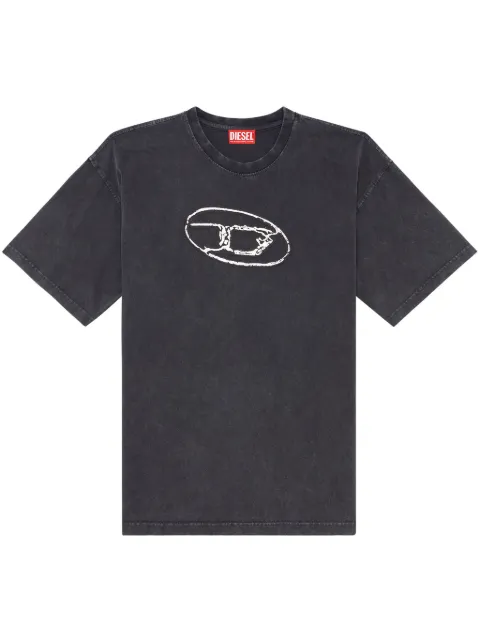 Diesel logo-print cotton T-shirt