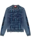Diesel faded effect knitted jumper - Blue