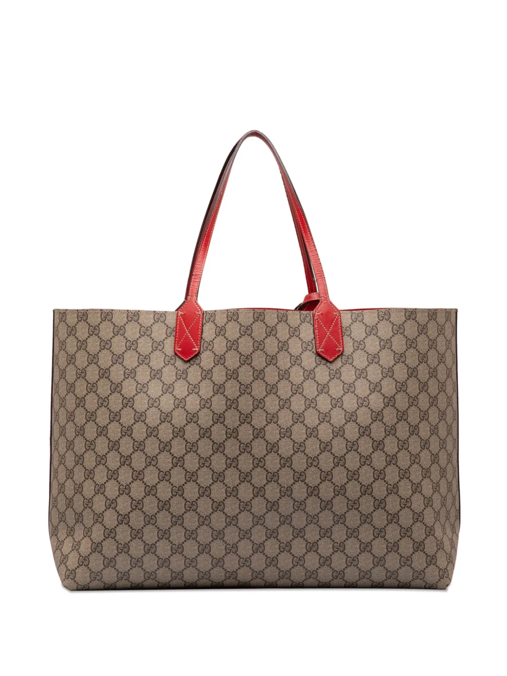 Gucci Pre-Owned 2015-2022 Large GG Supreme Reversible tote bag - Bruin