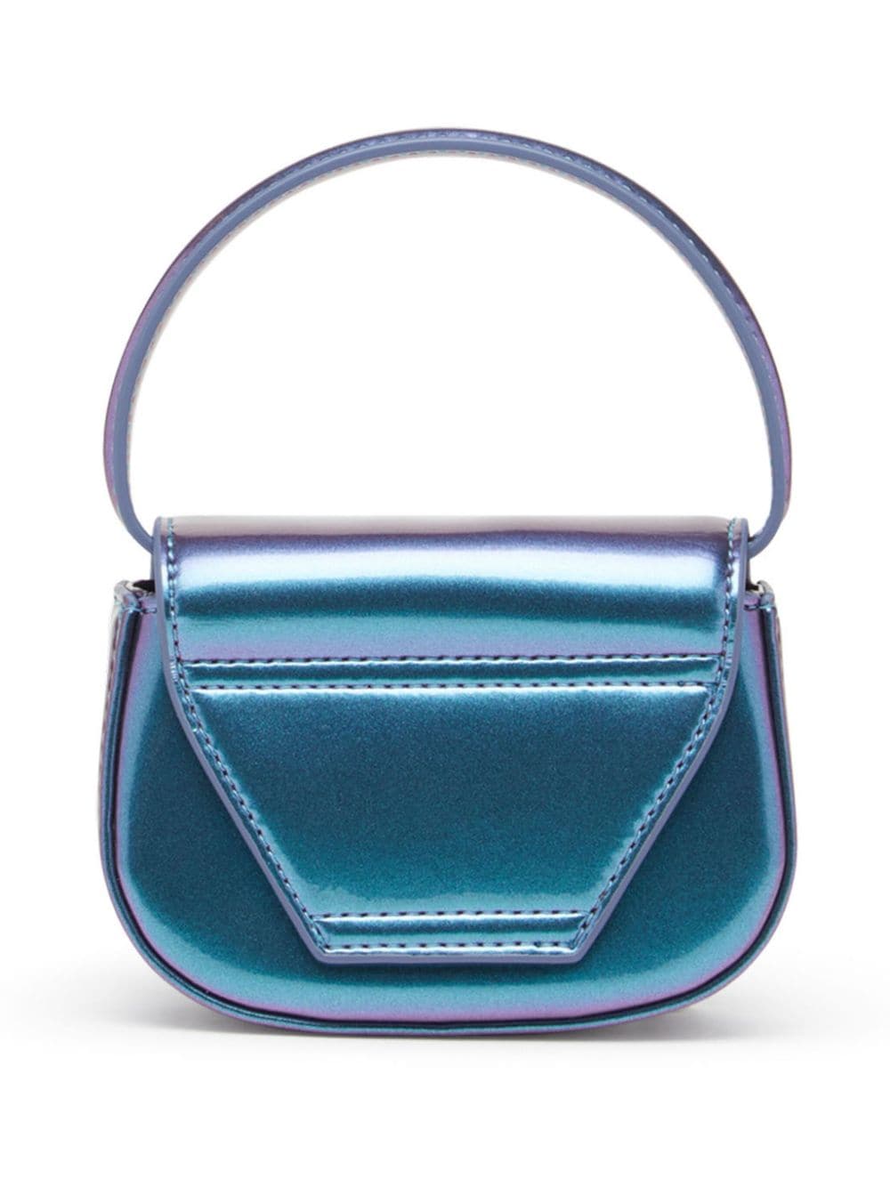 Shop Diesel Mini 1dr Appliqué-logo Crossbody Bag In Blue