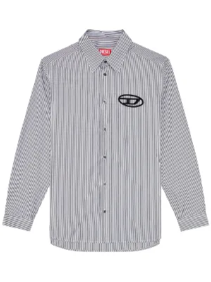 Diesel ストライプ シャツ | ブルー | FARFETCH JP Diesel ストライプ シャツ | ブルー | FARFETCH JP
