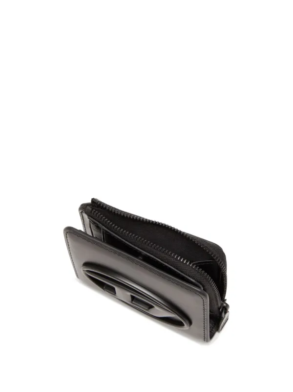 DIESEL☆HOLI-D バイフォールドウォレット Diesel Holi-D Zipped Card Holder | Black | FARFETCH