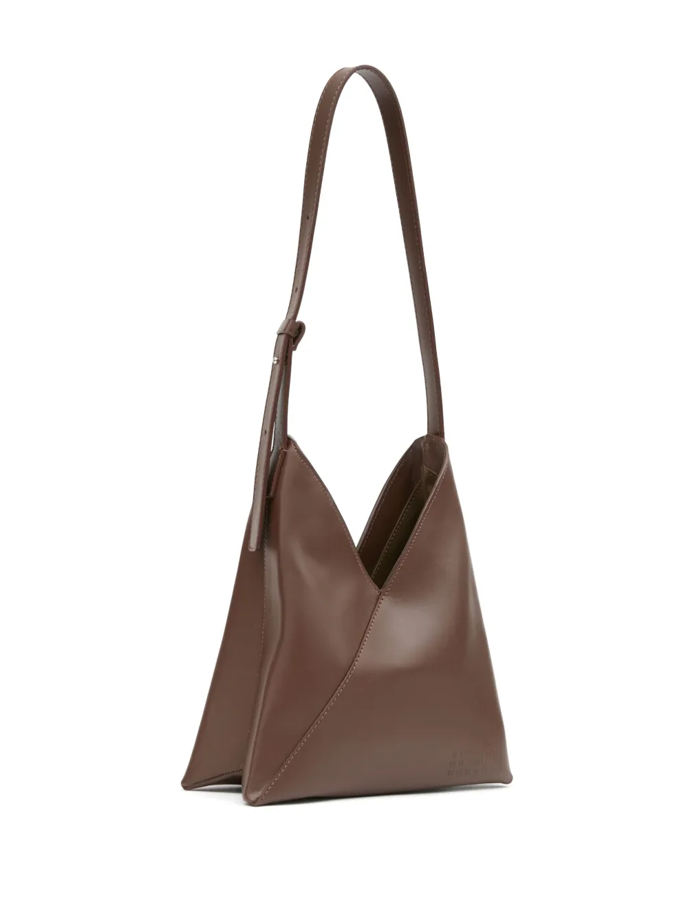 MM6 Maison Margiela Japanese 6 leren schoudertas Bruin