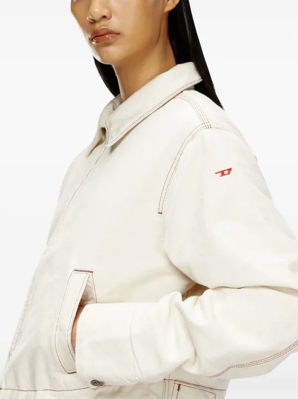 Diesel DE-NOVA デニムジャケット | ホワイト | FARFETCH JP