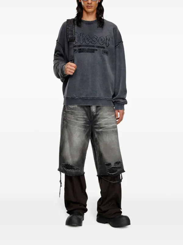 公式サイト - ハイブランドの新作が続々登場 Sweatshirt Cotton S-Boxt-Div Diesel | GE FARFETCH | Grey トップス