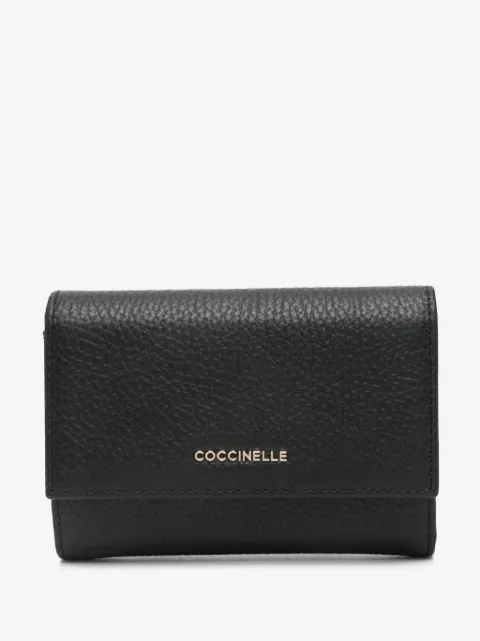 Coccinelle medium Metallic Soft leather wallet