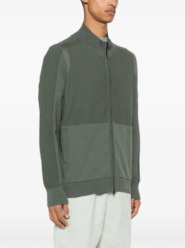 Stone Island コンパスバッジ カーディガン | グリーン Stone Island コンパスバッジ カーディガン | グリーン