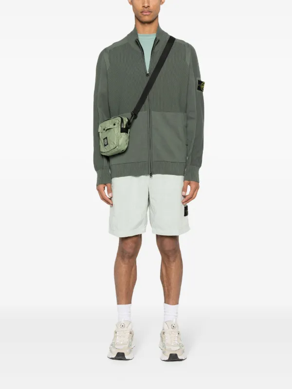 Stone Island コンパスバッジ カーディガン | グリーン Stone Island コンパスバッジ カーディガン | グリーン