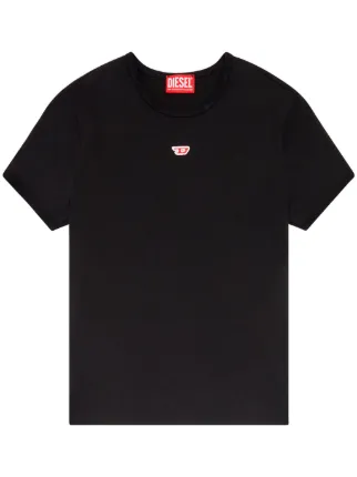 DIESEL　WOMEN'S　T-SHIRT　S　A05033　LOGO　黒新品 23746459_53713763_322.jpg