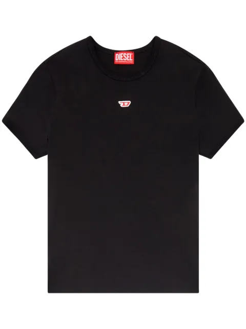 Diesel logo-embroidered T-shirt Women