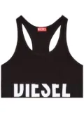 Diesel stretchy cotton bralette - Black