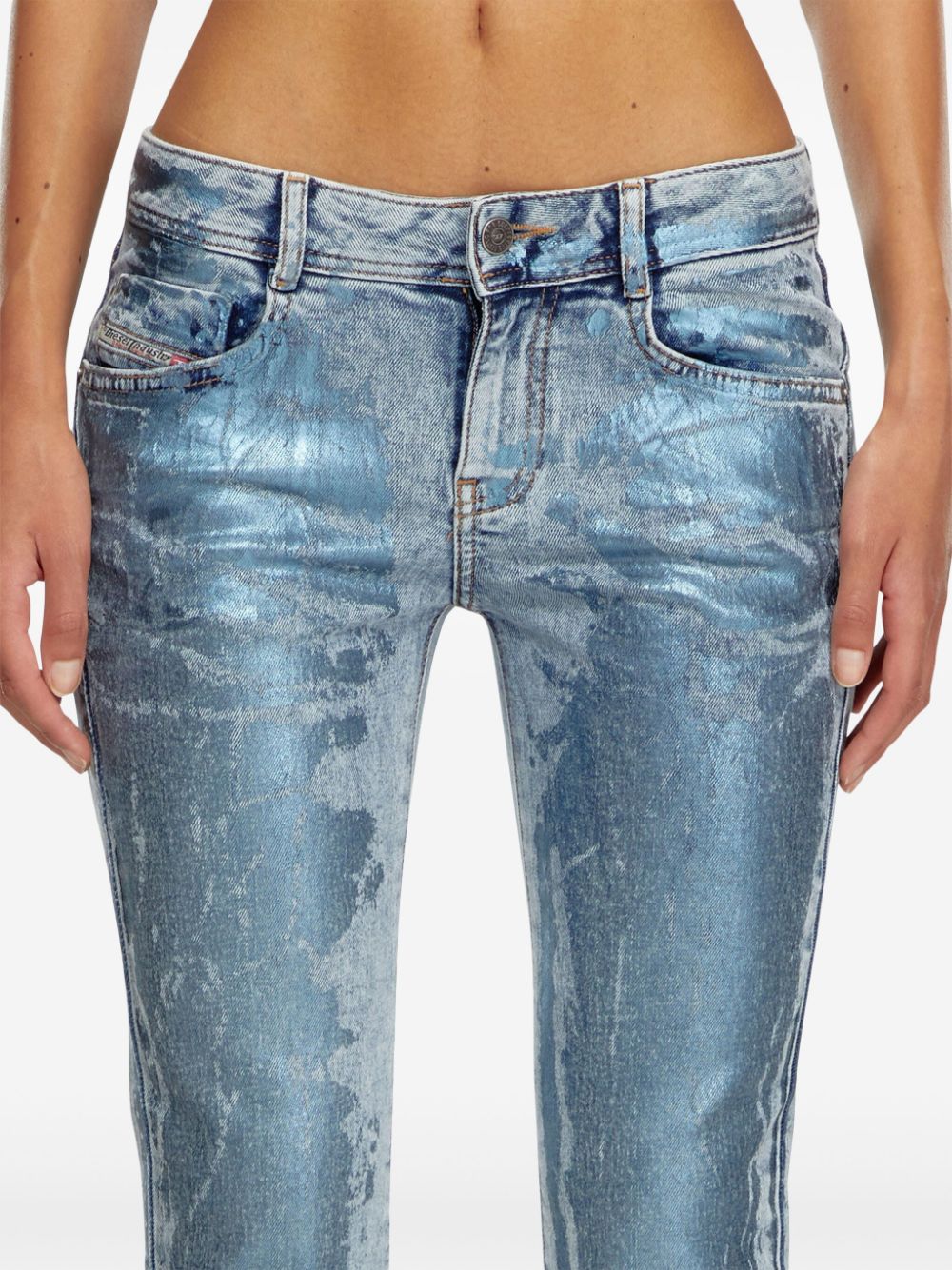 Diesel 1969 D-Ebbey 0AJEU Flare Jeans Women