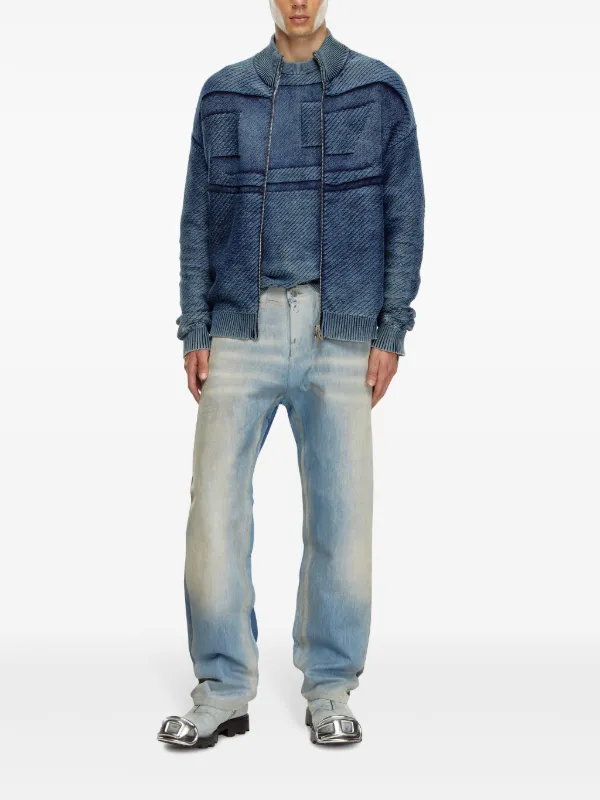 Diesel 2010 D-Macs 09K22 ストレートジーンズ | ブルー