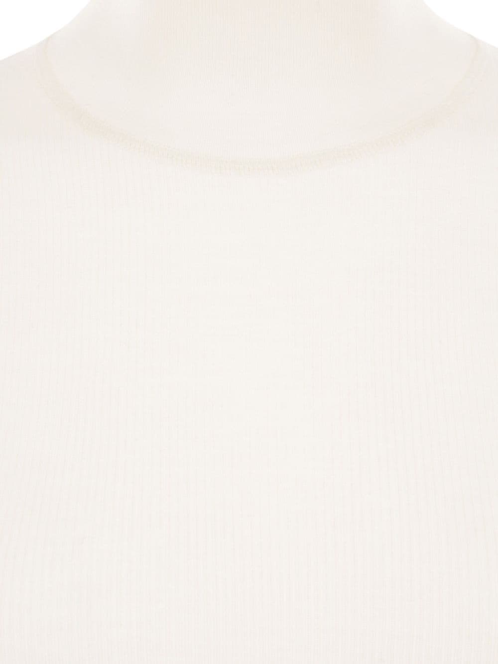 Shop Bottega Veneta Wool Roll-neck Jumper In White