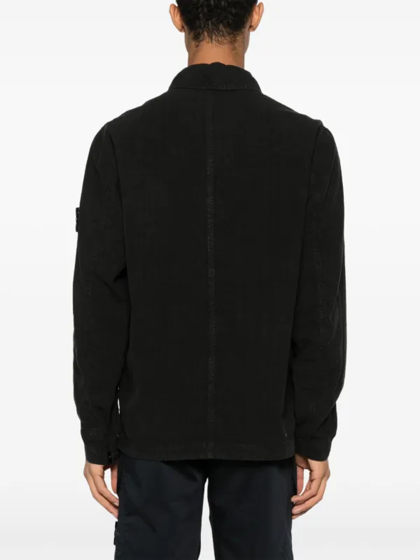 Stone Island シャツジャケット | ブラック | FARFETCH JP