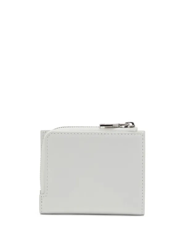 Diesel Zipped Card Holder | White | FARFETCH JO