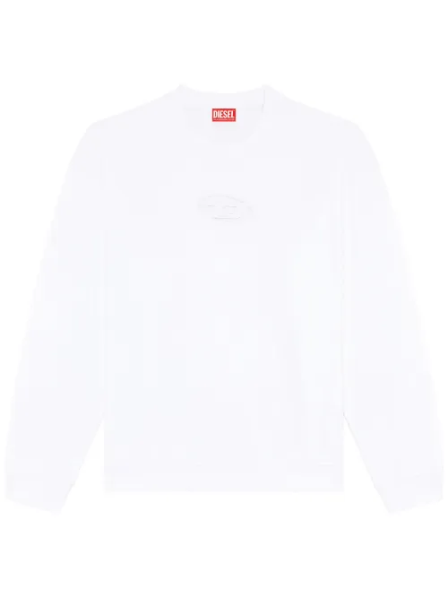 Sweat à découpe logo - Diesel - Modalova