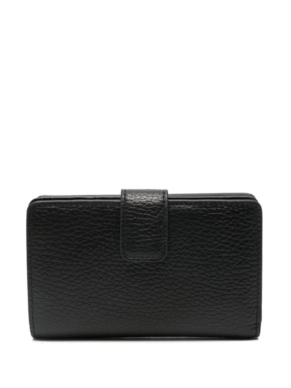 Coccinelle Metallic Soft leather wallet - Zwart