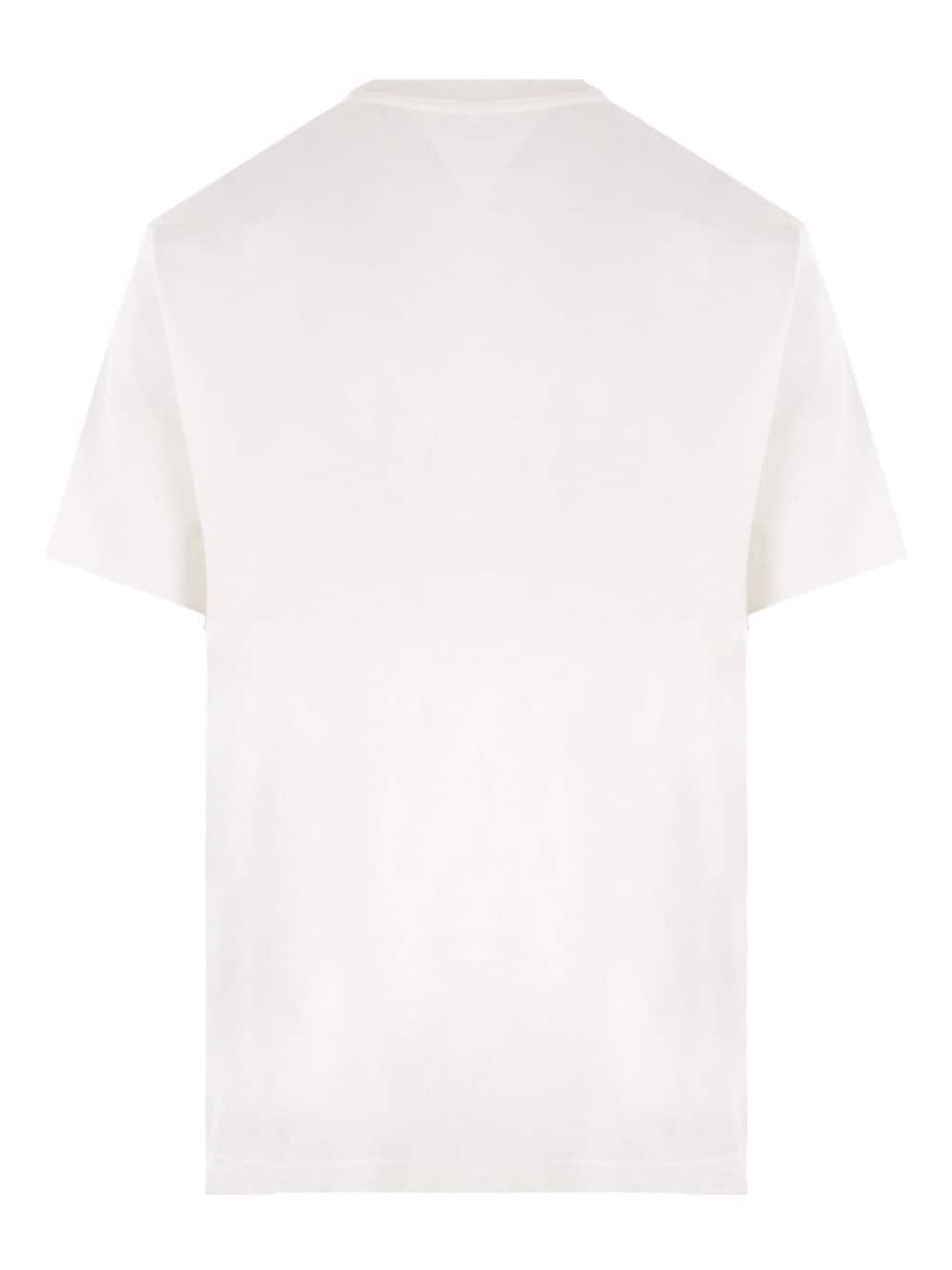 Shop Bottega Veneta Crew-neck Cotton T-shirt In Neutrals