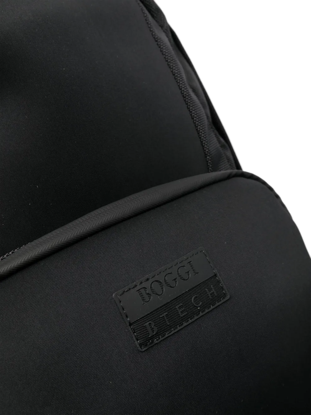 Boggi Milano logopatch Backpack Black FARFETCH
