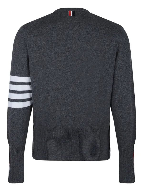THOM BROWNE グレー セーター 長袖 Thom Browne 4BAR セーター | グレー | FARFETCH JP
