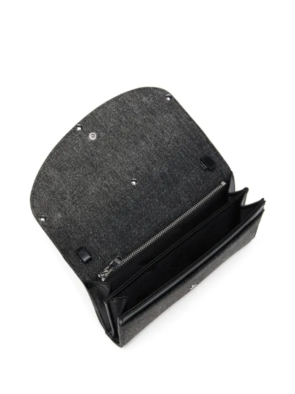 【送料・関税込】DIESEL クリスタルデニムウォレット Women's Wallet purse in crystal denim | Blue | Diesel