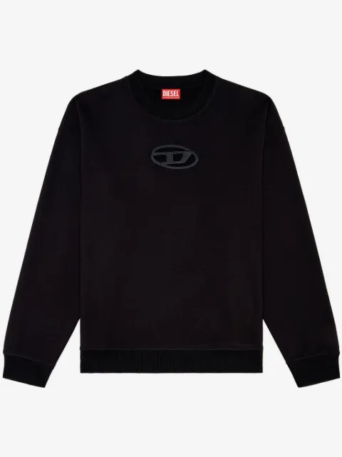 Diesel logo cut-out sweatshirt