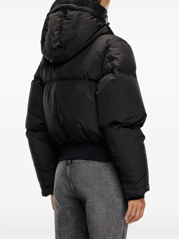 Diesel W-PEYT Puffer Jacket | Black | FARFETCH