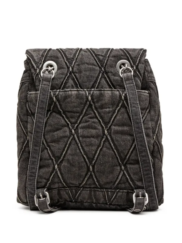 Diesel Small Charm-D Backpack | Grey | FARFETCH