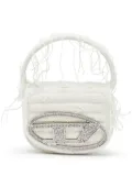 Diesel 1DR XS distressed cross body bag - White