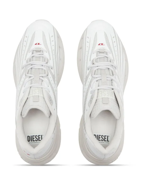 【DIESEL】D-Airspeed Low White ★大人気★ Diesel D-Airspeed Low Panelled Sneakers | White | FARFETCH GE