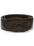 Diesel B-1DR Scratch leather belt - Brown