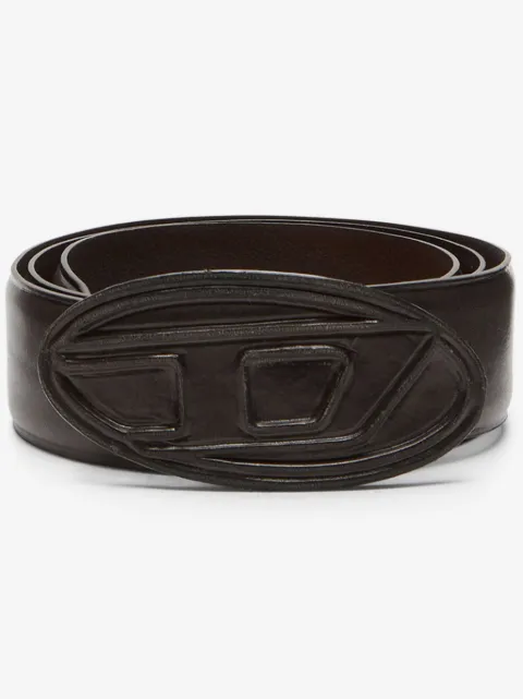 Diesel B-1DR Scratch leather belt