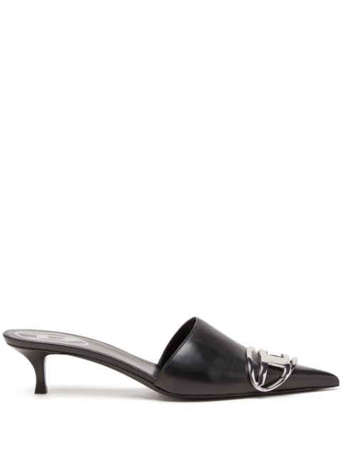 Diesel D-Venus kitten-heel leather mules Women