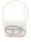 Diesel 1DR distressed-effect shoulder bag - White