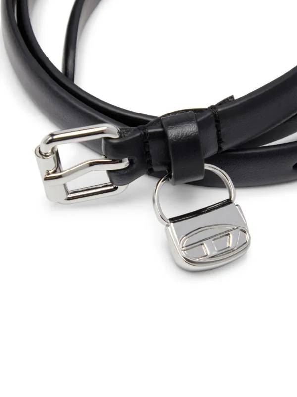 DIESEL BーCharm レザーベルト Diesel B-Charm レザーベルト | ブラック | FARFETCH JP