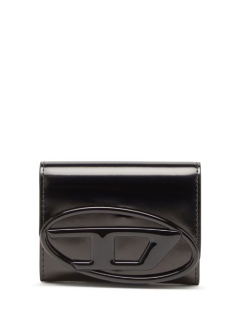 Diesel 1dr patent-leather cardholder Women