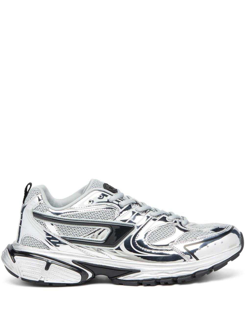 Diesel S-serendipity Pro-x1 Panelled Sneakers In Silver