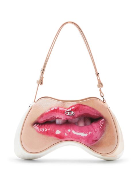 Diesel Play lips-motif shoulder bag Women