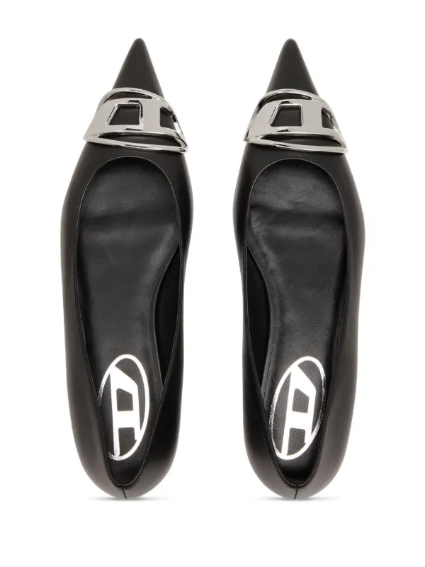 【未使用】DIESEL フラットシューズ　レディース　size38 未使用】DIESEL フラットシューズ レディース size38