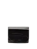 Diesel 1dr patent-leather wallet - Black