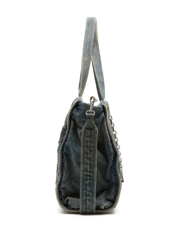 Diesel Denim Bag Diesel Bags Australia Diesel Charm-D Tote Bag