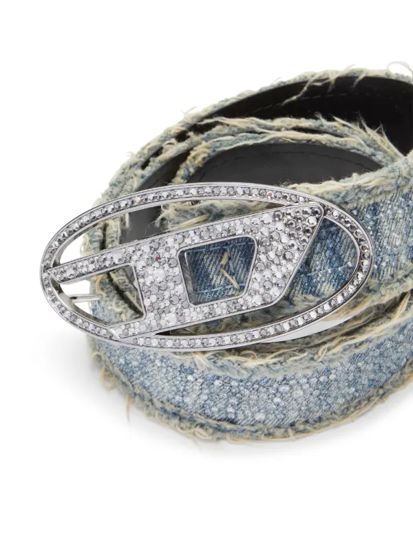 Diesel Cintura B-1DR Con Strass | Blu | FARFETCH IT