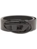 Diesel B-1dr logo-buckle belt - Black