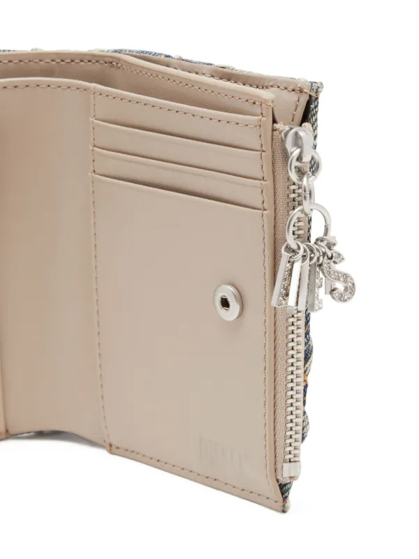 DIESEL◆Charm◆D-BI◆Gold Zip II◆財布[送料込] Diesel Charm D-BI Gold Zip II 財布 | ブルー | FARFETCH JP