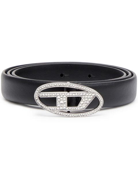 Diesel B-1DR crystal-embellished belt Women