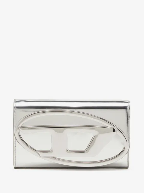 Diesel wallet bag in mirrored leather