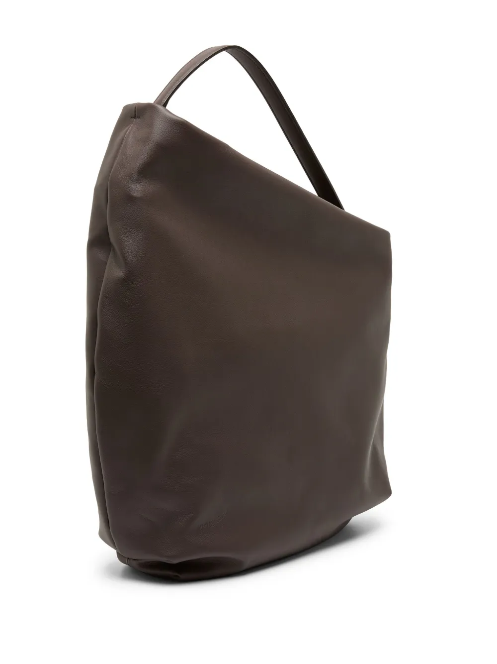 Shop Marsèll Fanta Lunga Leather Tote Bag In Brown