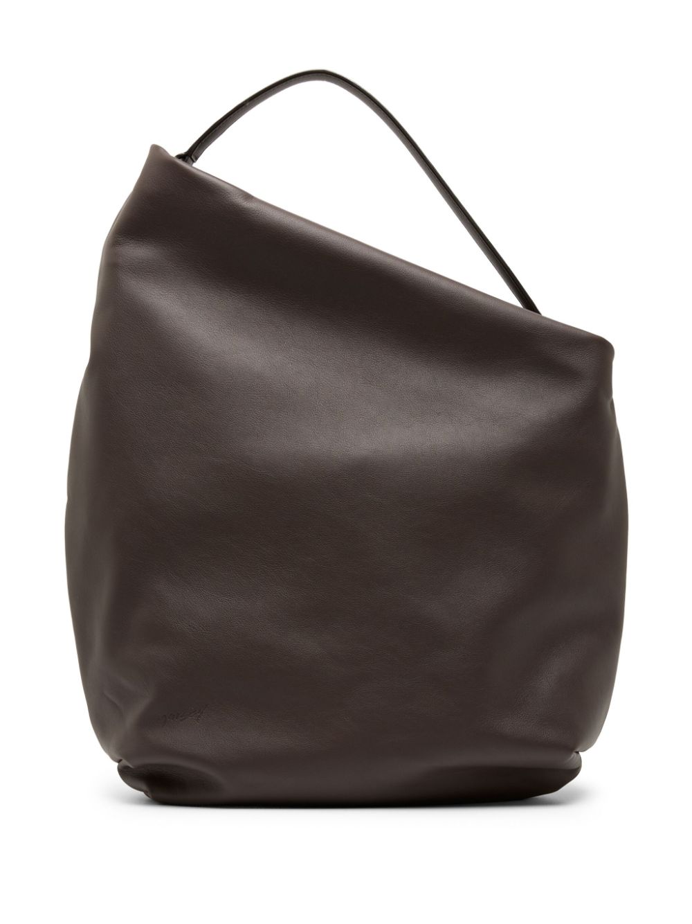 Shop Marsèll Fanta Lunga Leather Tote Bag In Brown